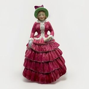 Vintage Alton Bone China England Victorian Lady "Penny" 7" Figurine